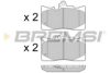 BREMSI BP3418 Brake Pad Set, disc brake